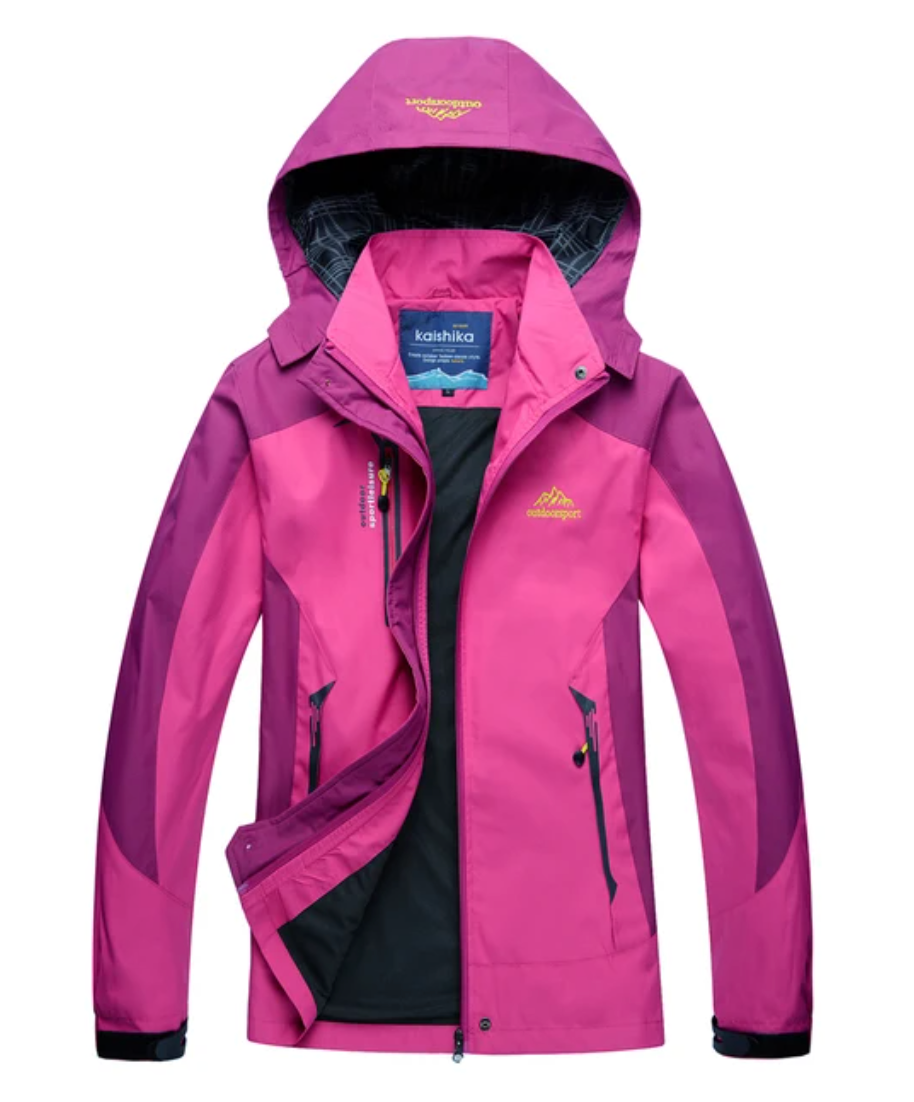 Ladies' Outdoor Walking Jacket - Nadia-Pink-S-Nora Luxe