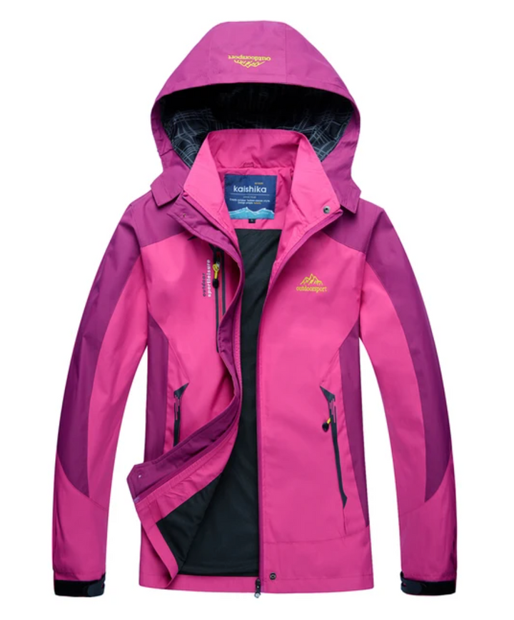 Ladies' Outdoor Walking Jacket - Nadia-Pink-S-Nora Luxe