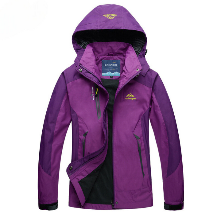 Ladies' Outdoor Walking Jacket - Nadia-Purple-S-Nora Luxe