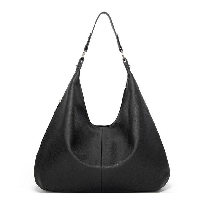 Ladies Shoulder Bag - Mila-Black-Nora Luxe