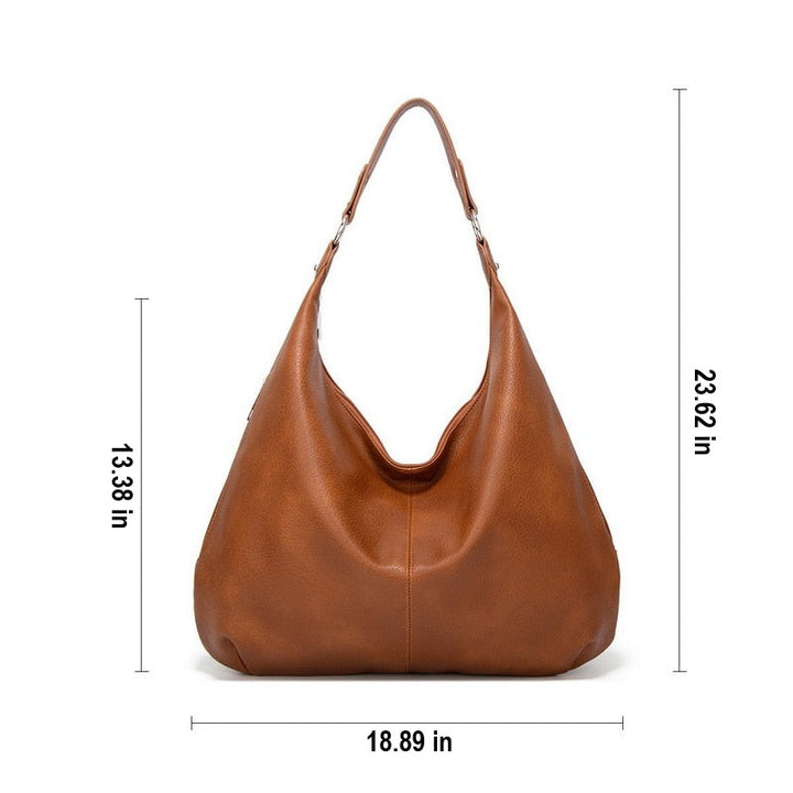 Ladies Shoulder Bag - Mila-Brown-Nora Luxe