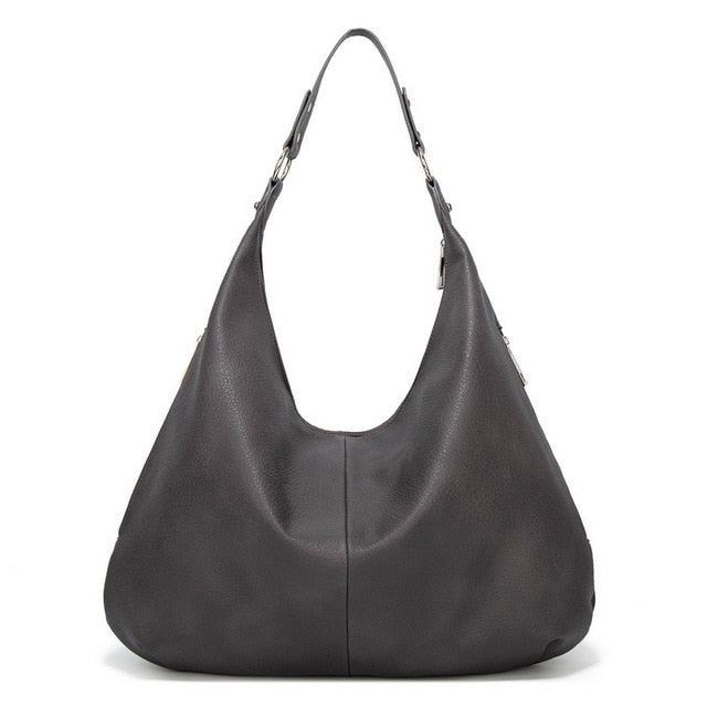 Ladies Shoulder Bag - Mila-Gray-Nora Luxe