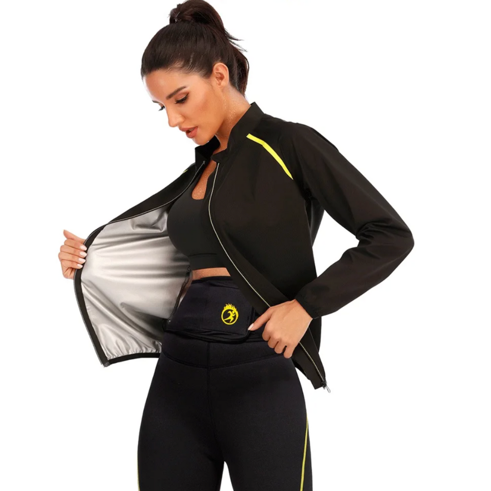 Ladies Slimming Tracksuit - ThermoFit-Vest-S-Nora Luxe