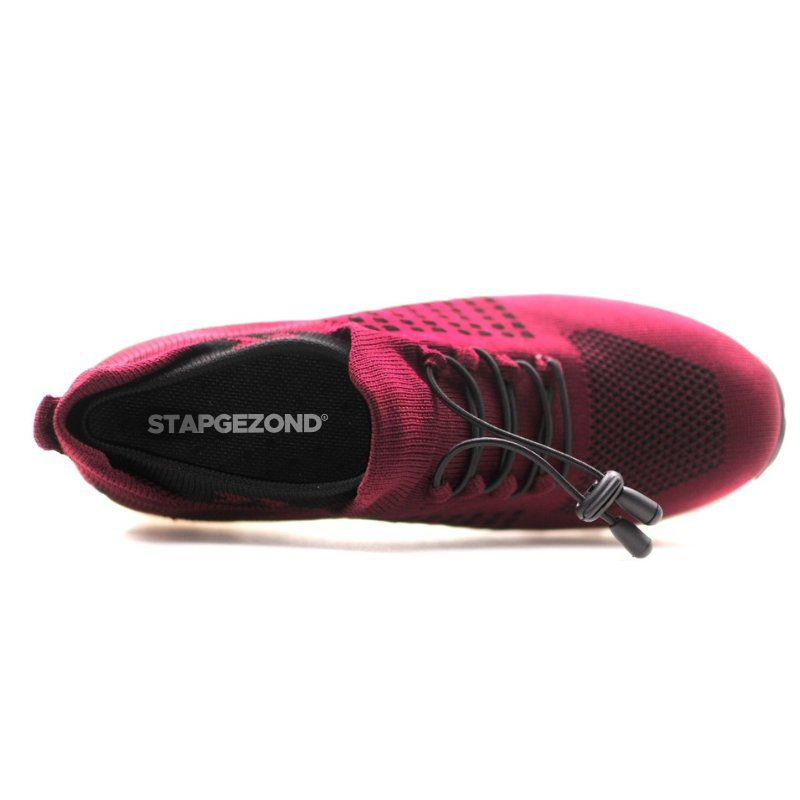 Ladies Sneakers - FlexiComfort-Black Purple-4-Nora Luxe