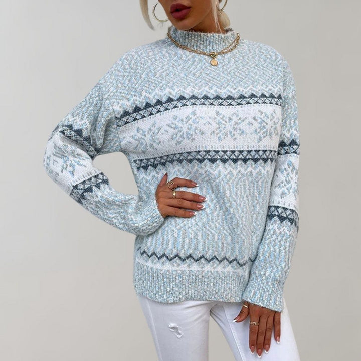 Ladies' sweater - Elara-Heavenly Blue-XS-Nora Luxe