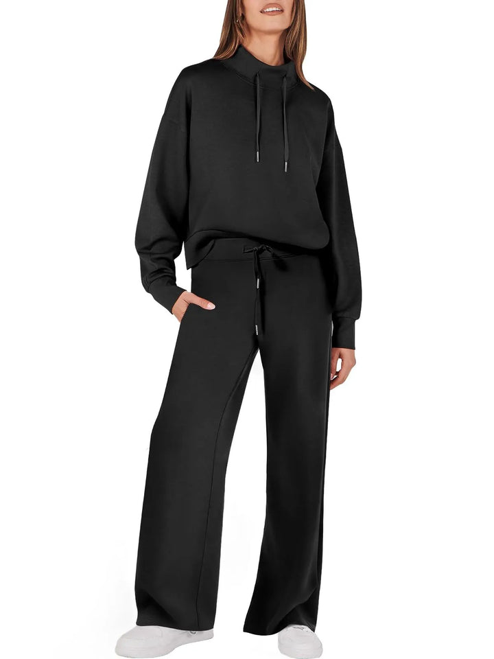 Ladies Two-Piece Suit - Jamie-Black-S-Nora Luxe