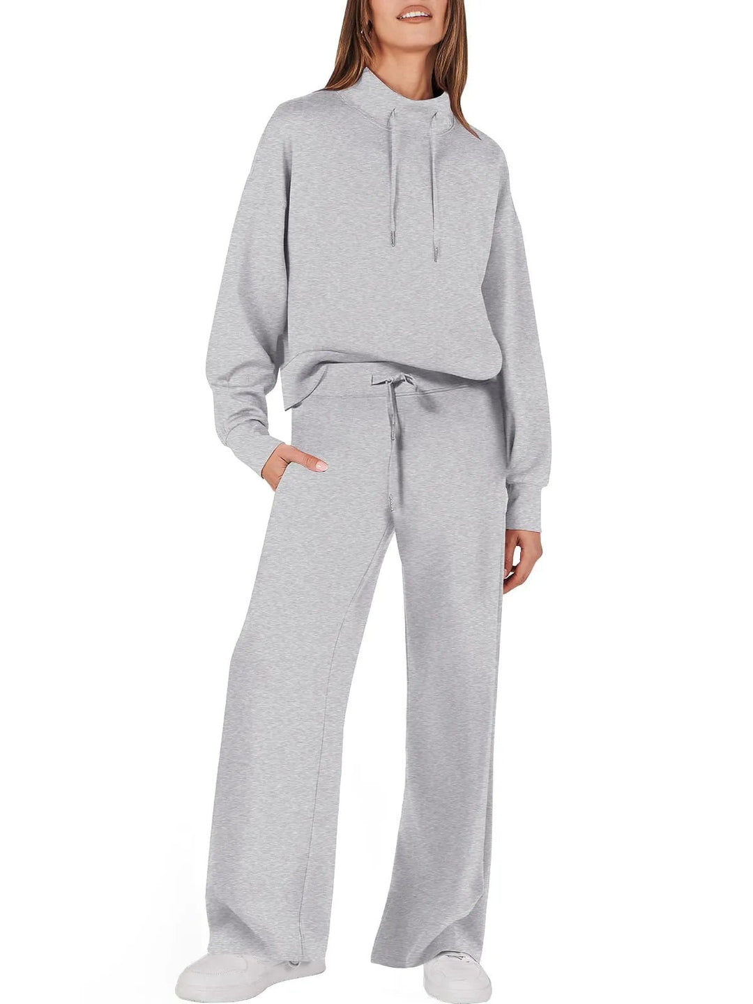 Ladies Two-Piece Suit - Jamie-Gray-S-Nora Luxe