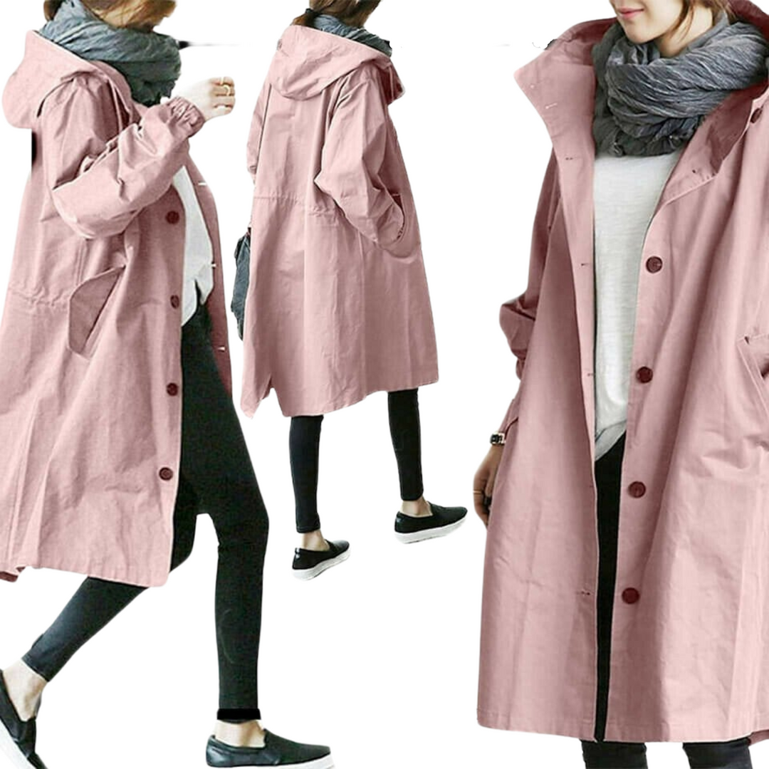 Ladies Windbreaker - Aurora-Pink-S-Nora Luxe