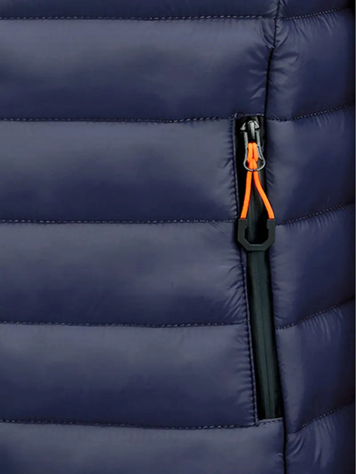 Ladies Winter Puffer Jacket with Hood - Arwen-Black-S-Nora Luxe