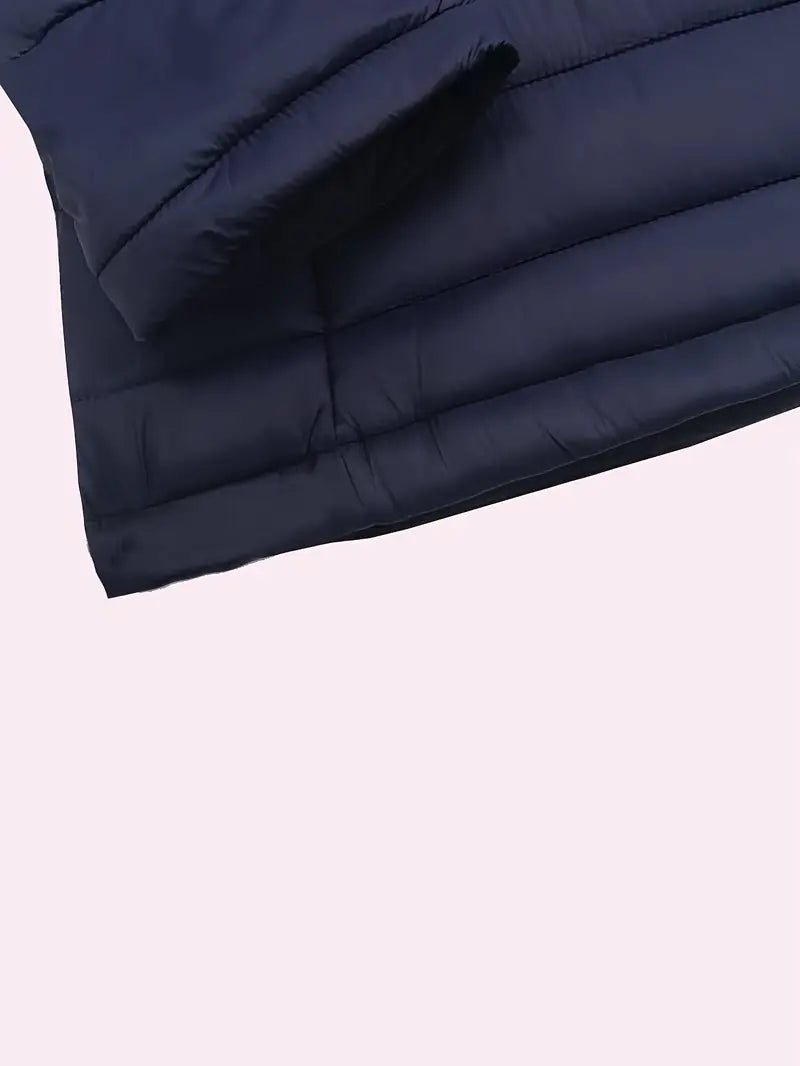 Ladies Winter Puffer Jacket with Hood - Arwen-Black-S-Nora Luxe
