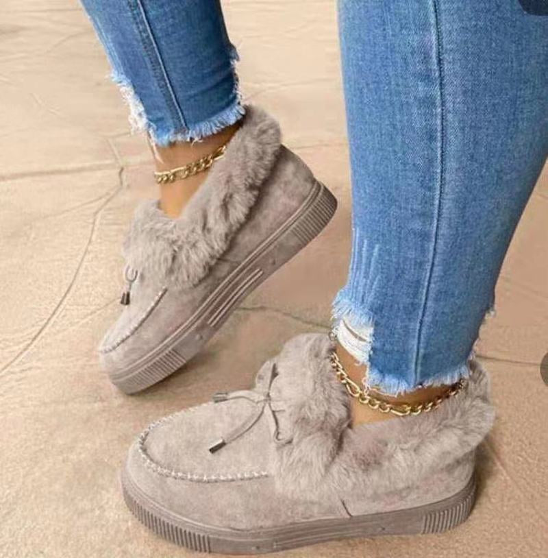 Ladies' Winter Shoes - WinterCozy-Gray-2.5-Nora Luxe