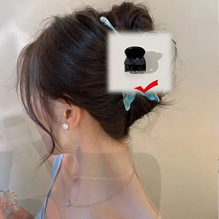 Large Mermaid Hair Clip - Marina-Nora Luxe