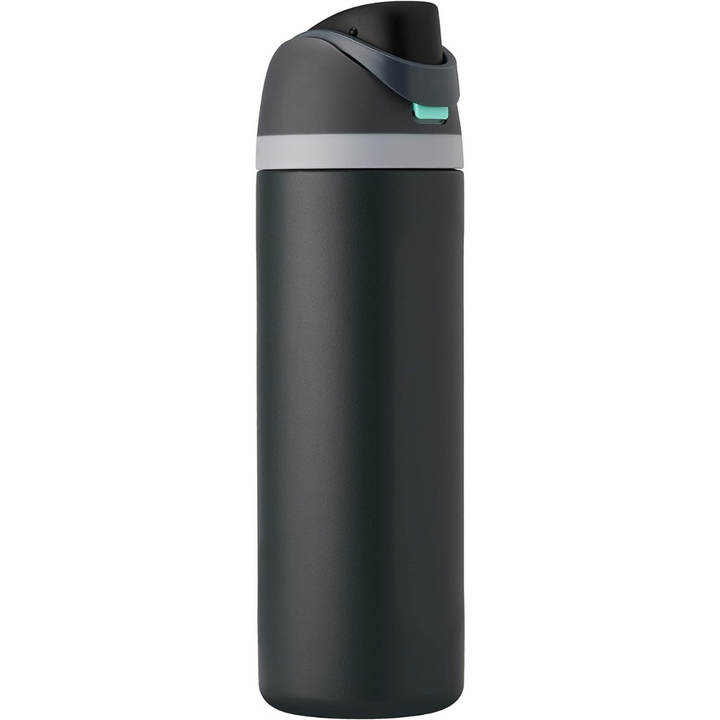 Leak-proof Insulated Stainless Steel Water Bottle with Straw - BPA-free-450 ml-Black-Nora Luxe