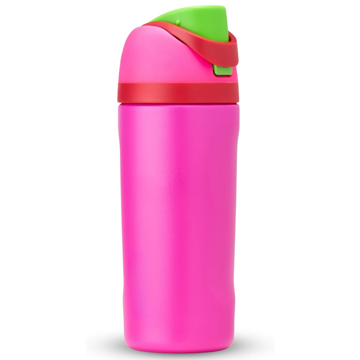 Leak-proof Insulated Stainless Steel Water Bottle with Straw - BPA-free-450 ml-Pink-Nora Luxe