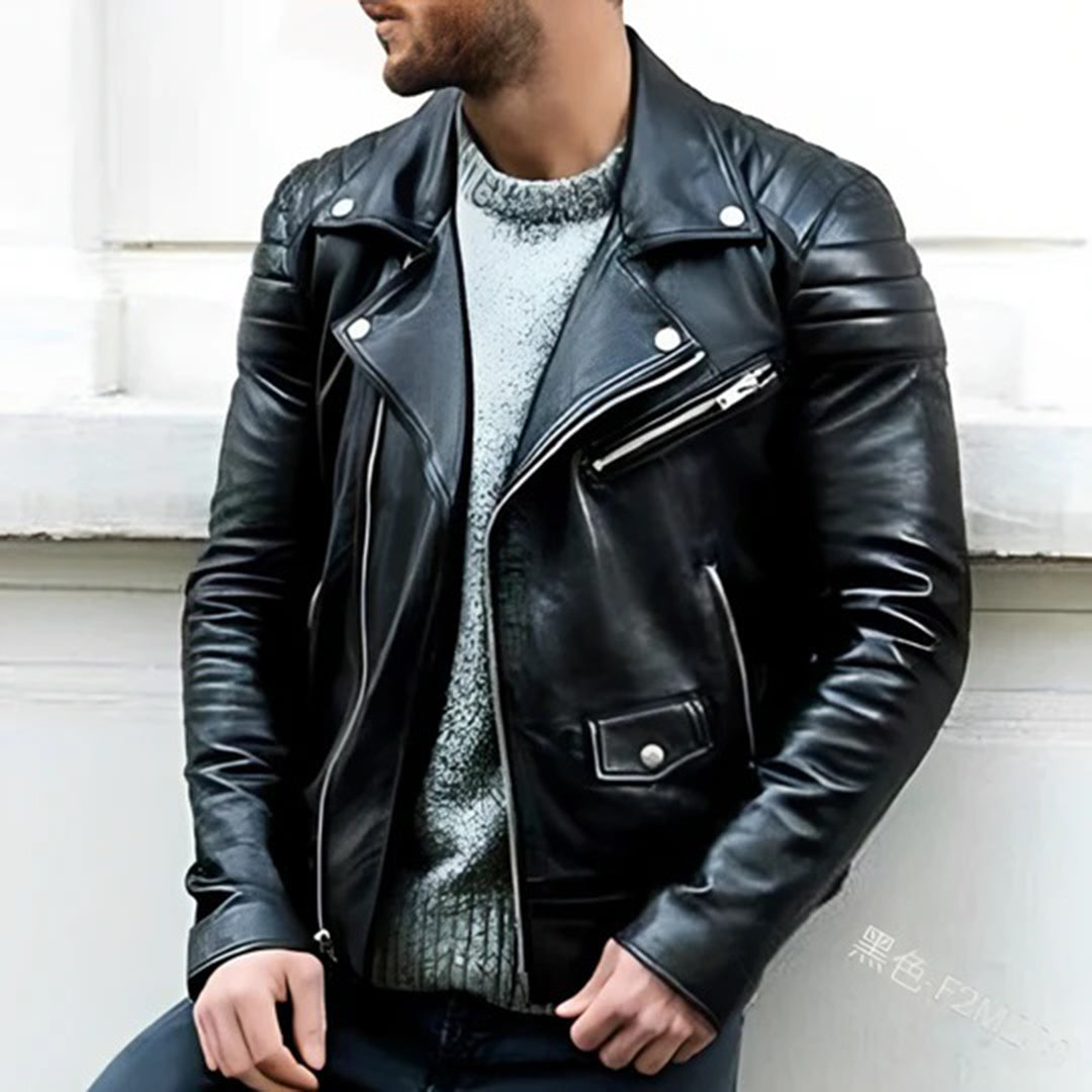 Learn Biker Jacket - Ryder-Black-S-Nora Luxe