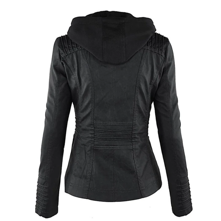 Learning Ladies Jacket with Hood - Emma-Black-S-Nora Luxe