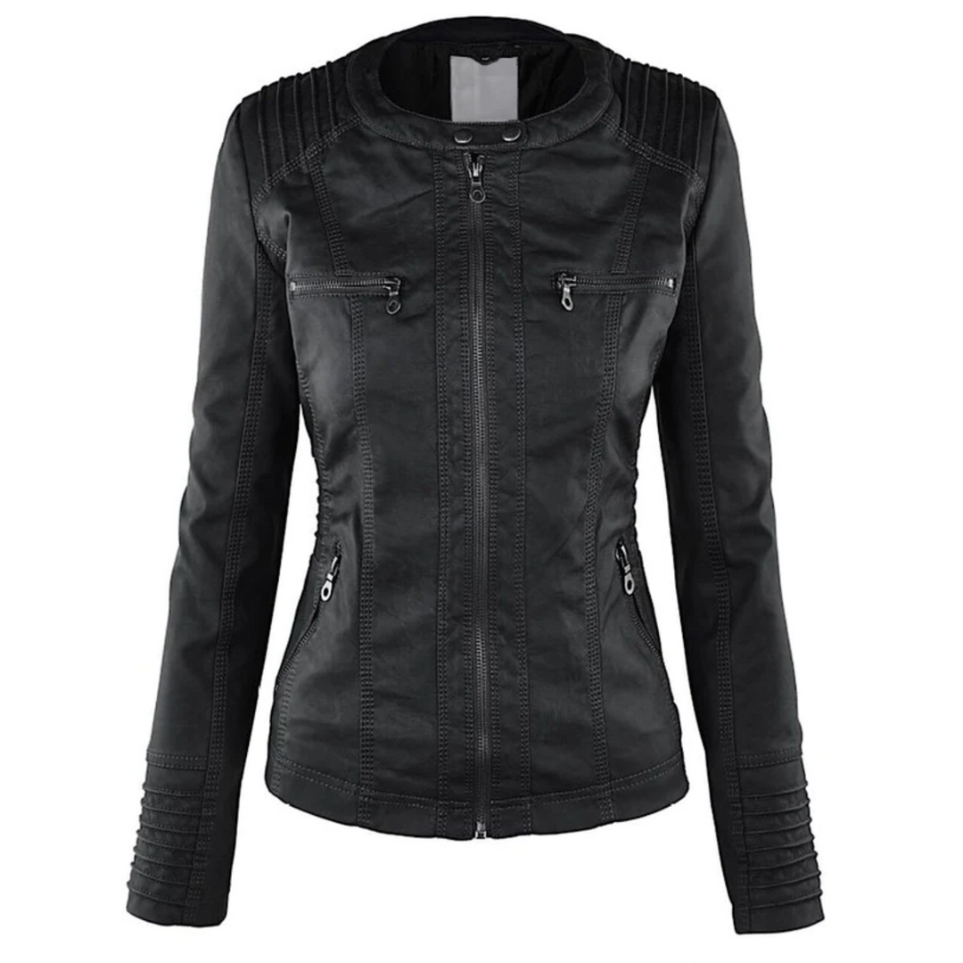 Learning Ladies Jacket with Hood - Emma-Black-S-Nora Luxe