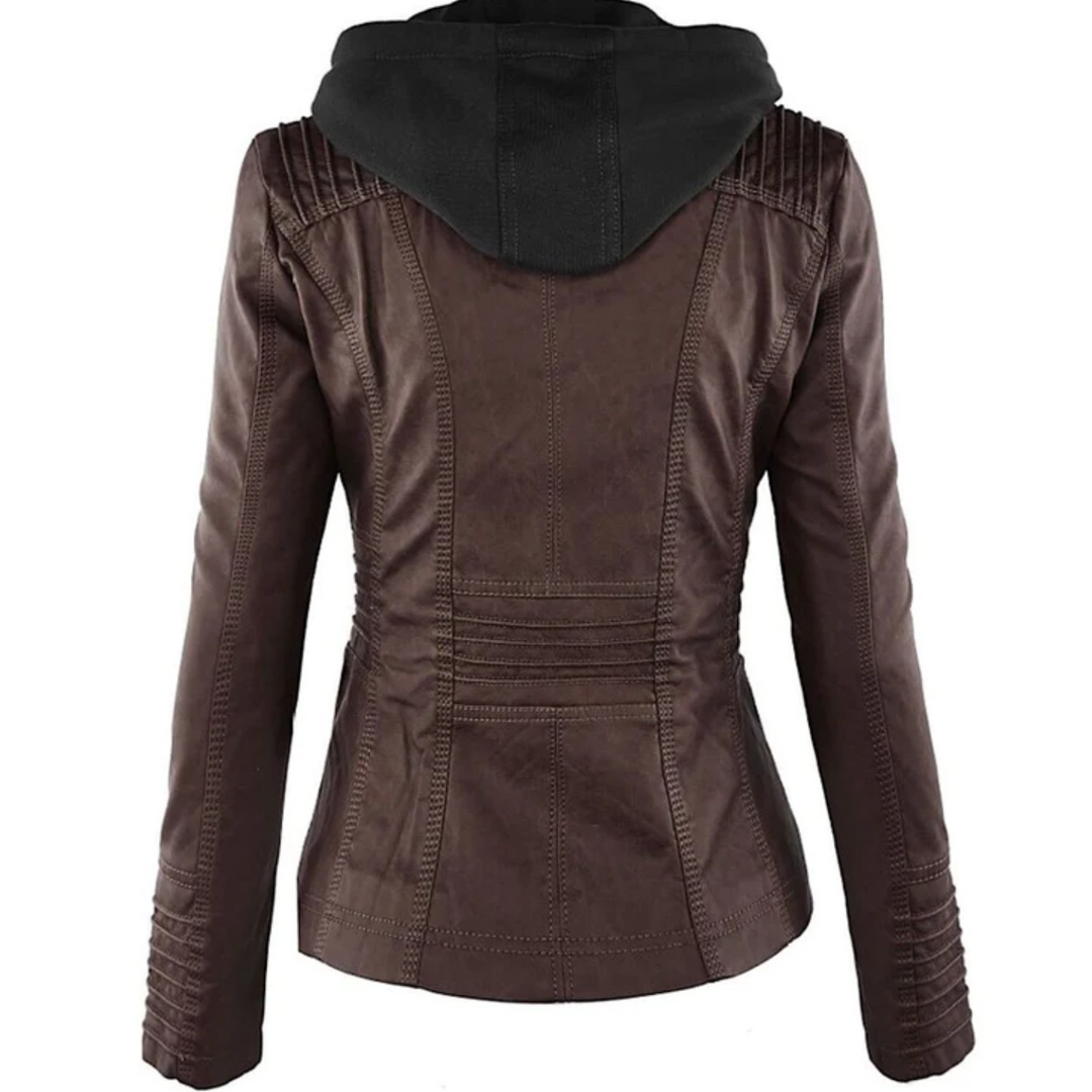 Learning Ladies Jacket with Hood - Emma-Black-S-Nora Luxe