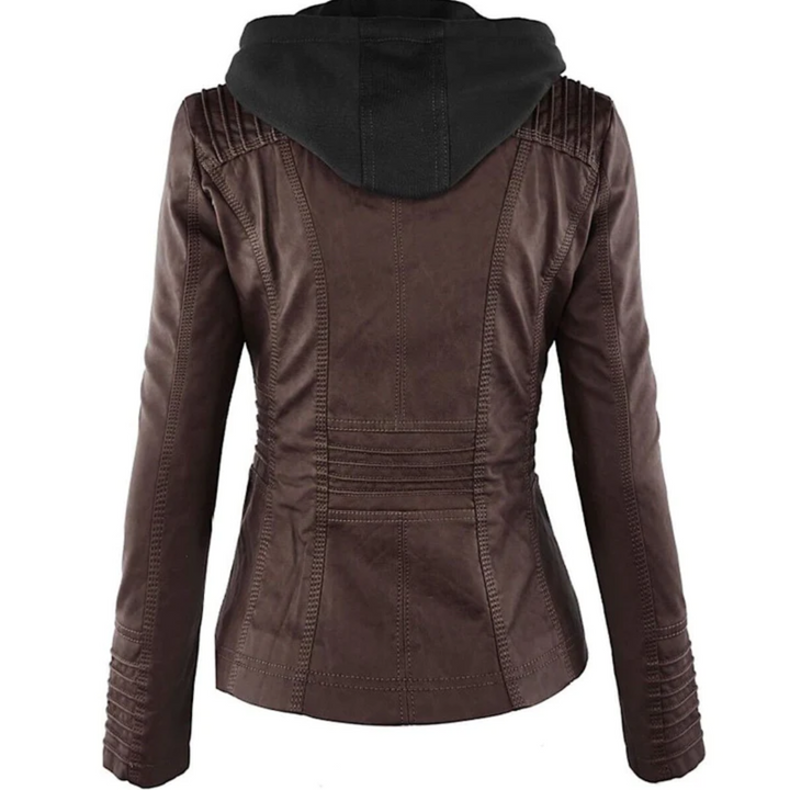 Learning Ladies Jacket with Hood - Emma-Black-S-Nora Luxe