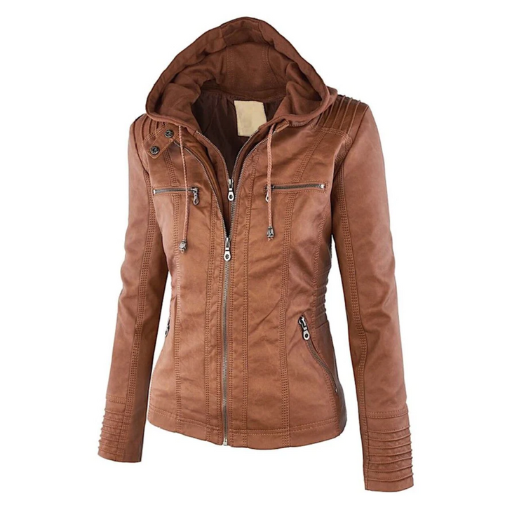Learning Ladies Jacket with Hood - Emma-Brown-S-Nora Luxe