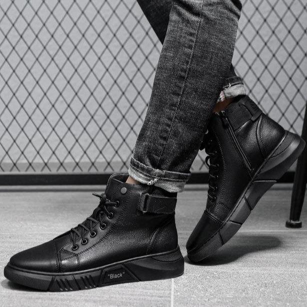 Leather Men's Shoes - PrimeWalk-7-Nora Luxe