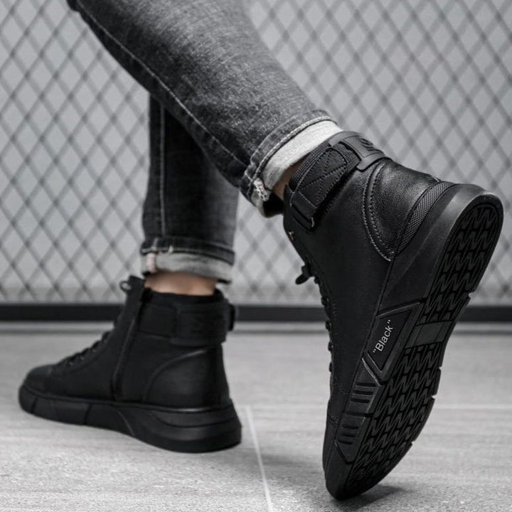 Leather Men's Shoes - PrimeWalk-7-Nora Luxe