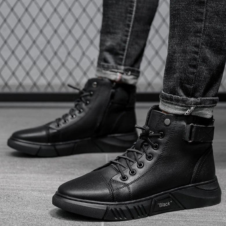 Leather Men's Shoes - PrimeWalk-7-Nora Luxe