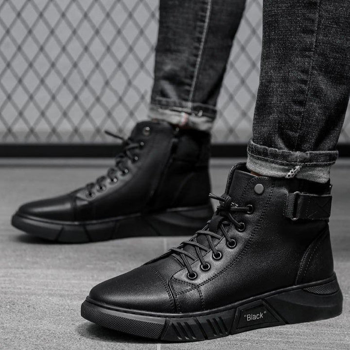 Leather Men's Shoes - PrimeWalk-7-Nora Luxe