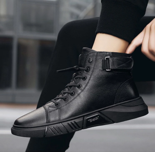 Leather Men's Shoes - PrimeWalk-7-Nora Luxe