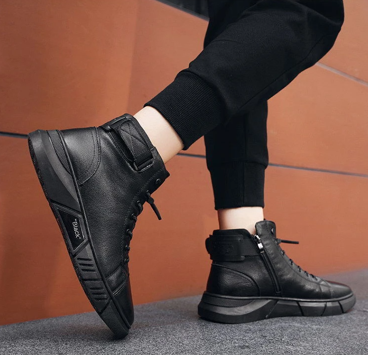 Leather Men's Shoes - PrimeWalk-7-Nora Luxe