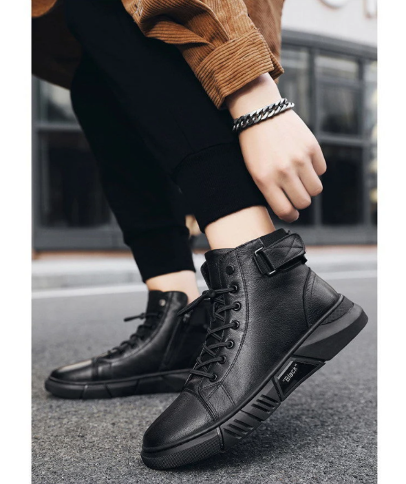 Leather Men's Shoes - PrimeWalk-7-Nora Luxe