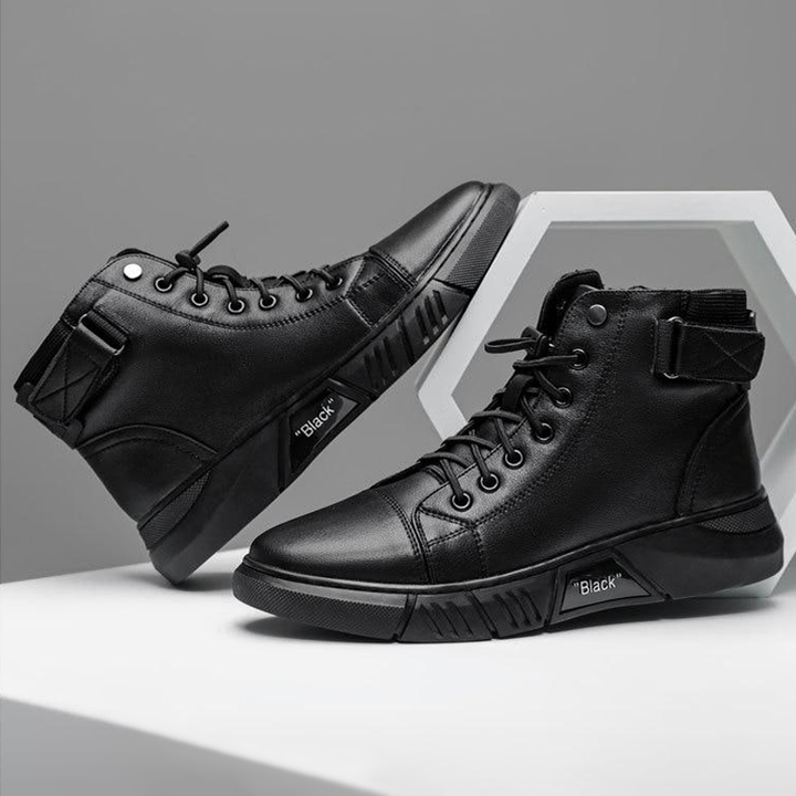 Leather Men's Shoes - PrimeWalk-7-Nora Luxe