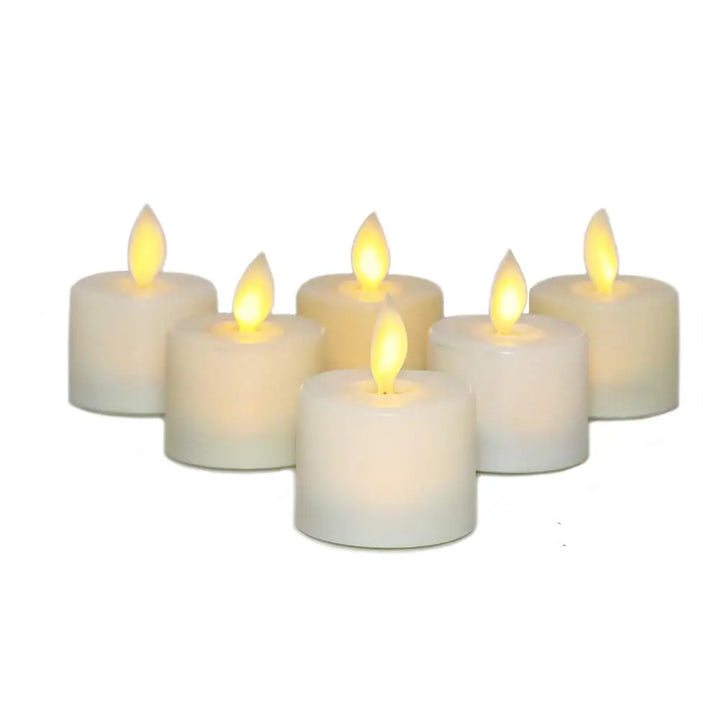 LED Candle Set - Aurora-4 pieces-Nora Luxe