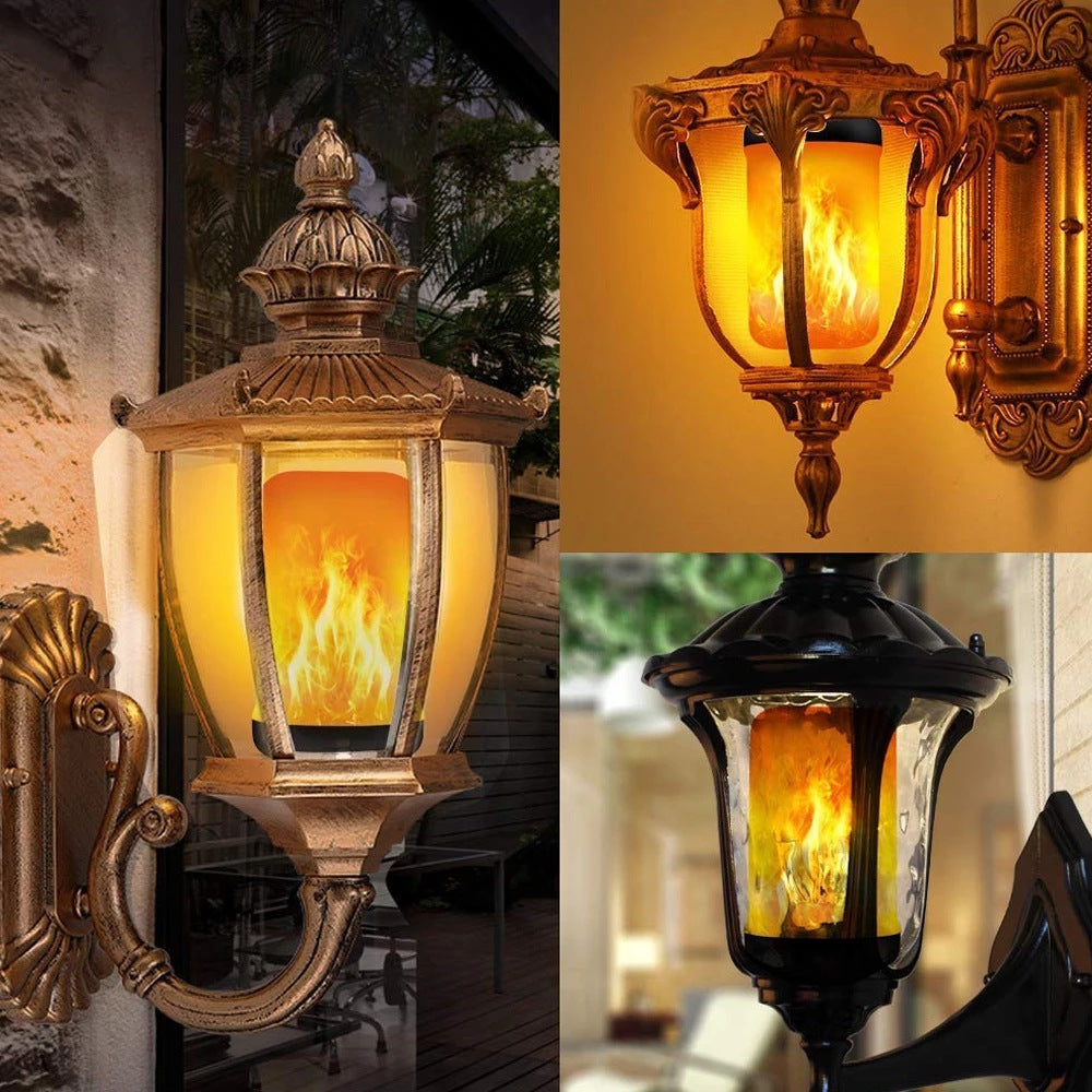 LED FLAME LIGHT PARTY LAMP - 4 MODES SIMULATING FIRE-E14 3Modes A-Nora Luxe