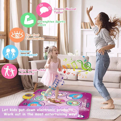 LED Interactive Dance Mat - RhythmGlow-Princess-Nora Luxe