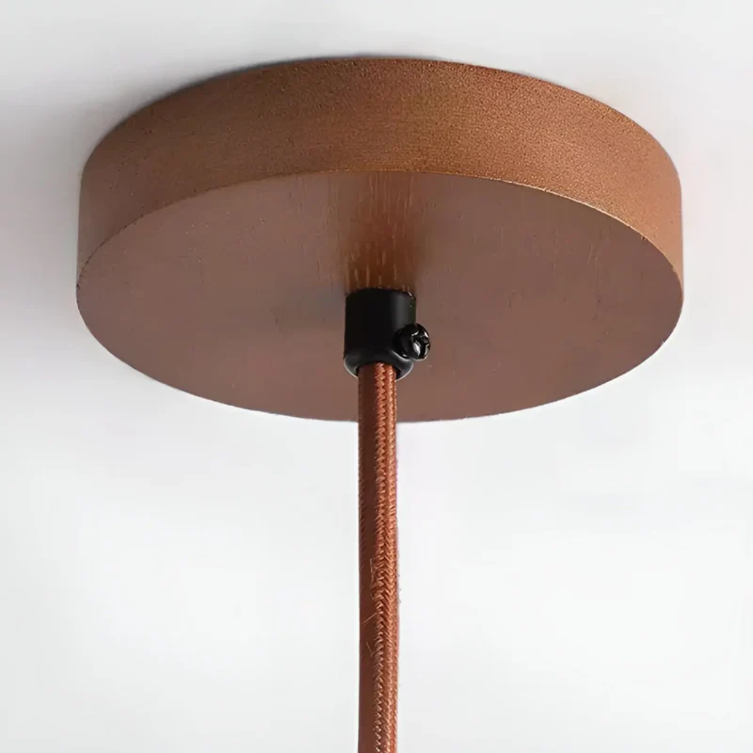 LED Retro Japanese Ceiling Lamp - TranquilHalo-Nora Luxe