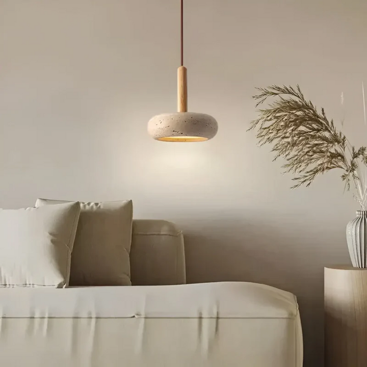 LED Retro Japanese Ceiling Lamp - TranquilHalo-Nora Luxe