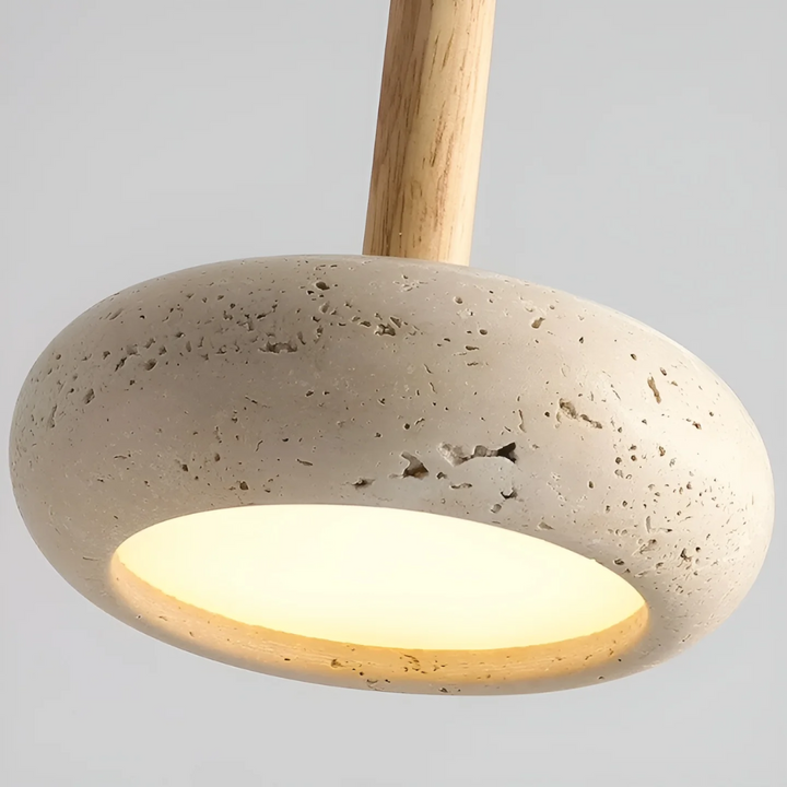 LED Retro Japanese Ceiling Lamp - TranquilHalo-Nora Luxe