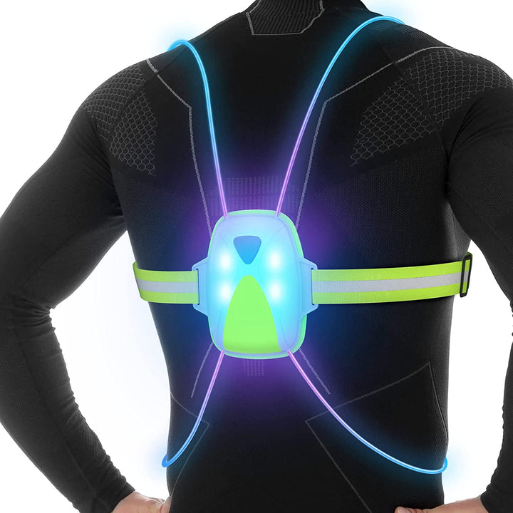 LED Safety Vest for Running - ReflectSafe-Nora Luxe