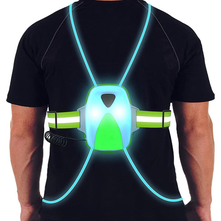 LED Safety Vest for Running - ReflectSafe-Nora Luxe
