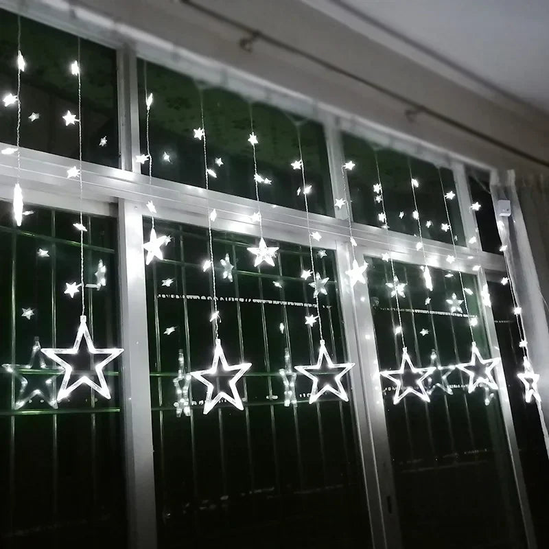 LED Starry Garland - StarryGlow-Warm/wit-Button control-Nora Luxe