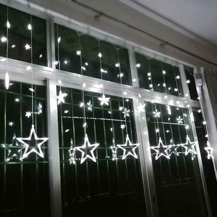 LED Starry Garland - StarryGlow-Warm/wit-Button control-Nora Luxe