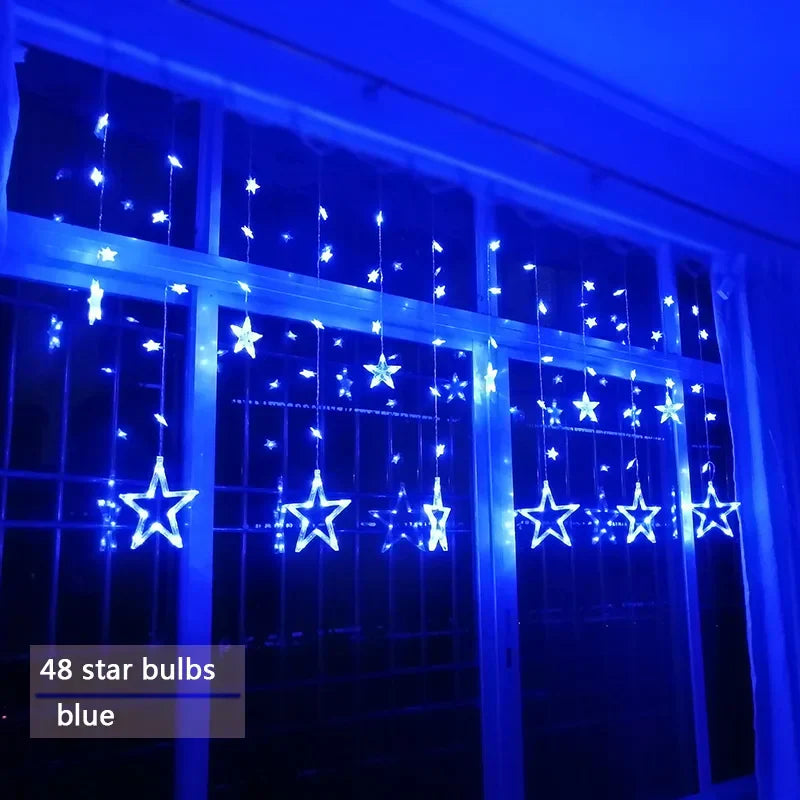 LED Starry Garland - StarryGlow-Warm/wit-Button control-Nora Luxe