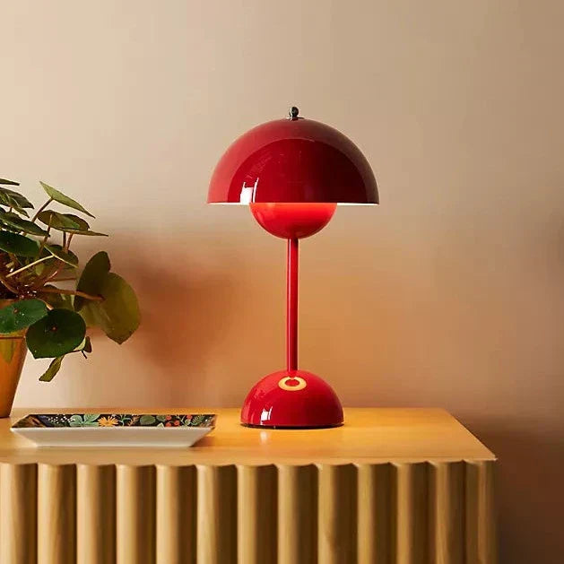 LED Table Lamp - MoonGlow-Red-Nora Luxe