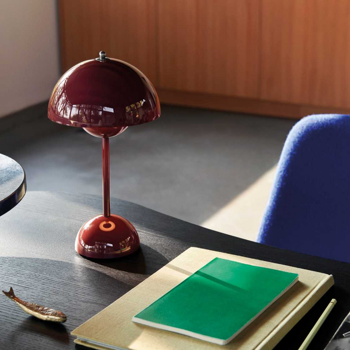 LED Table Lamp - MoonGlow-White-Nora Luxe
