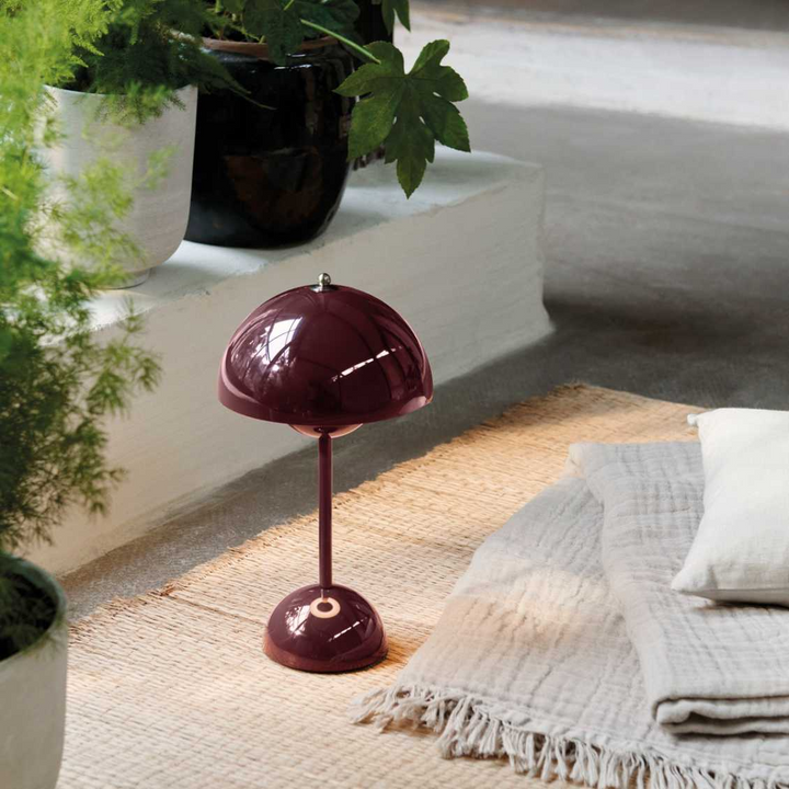 LED Table Lamp - MoonGlow-White-Nora Luxe