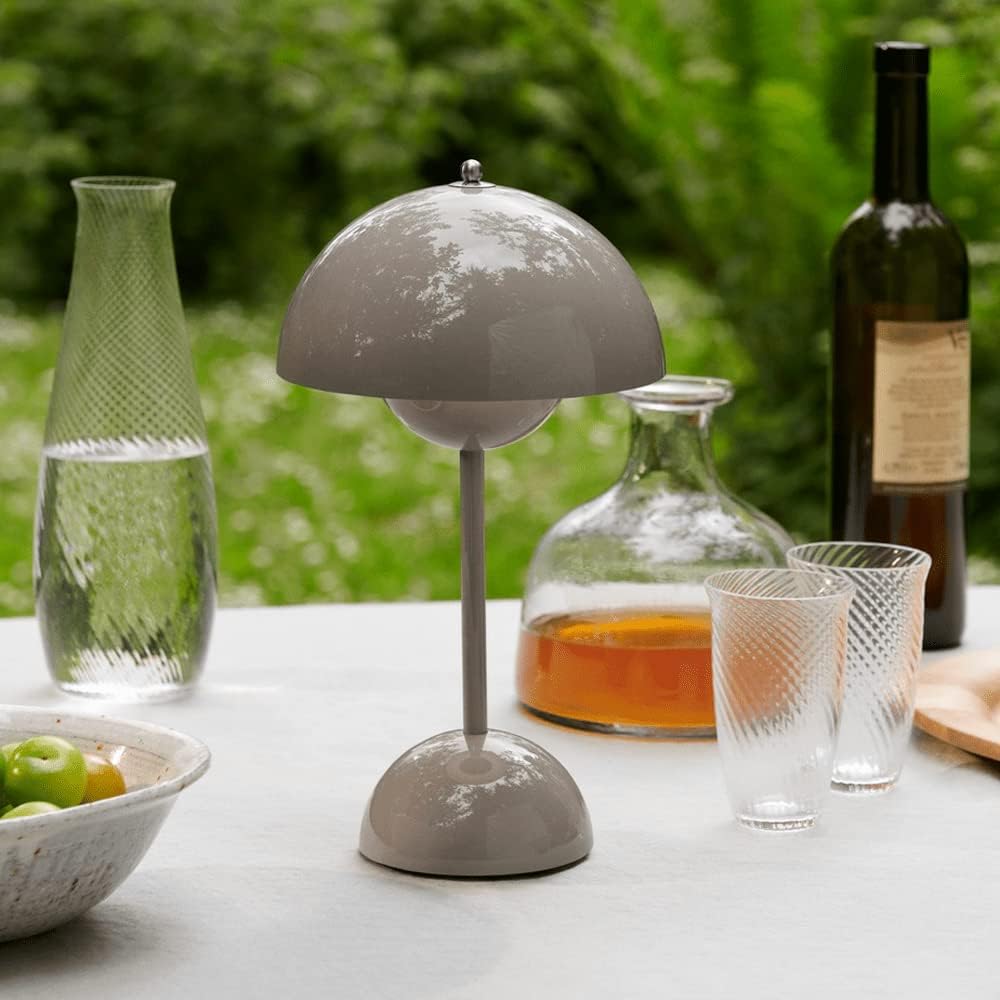 LED Table Lamp - MoonGlow-White-Nora Luxe