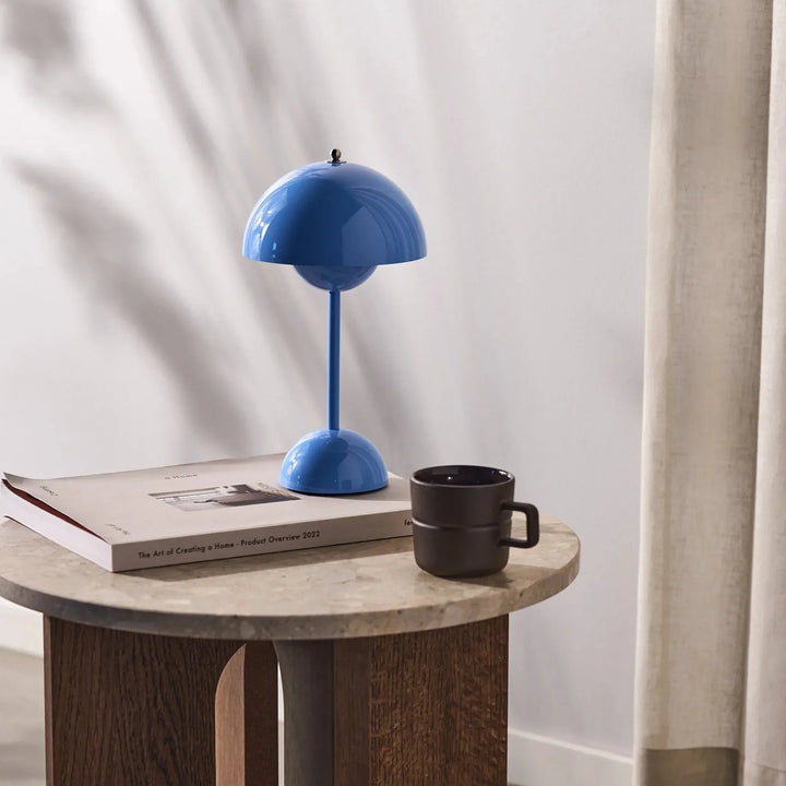 LED Table Lamp - MoonGlow-White-Nora Luxe