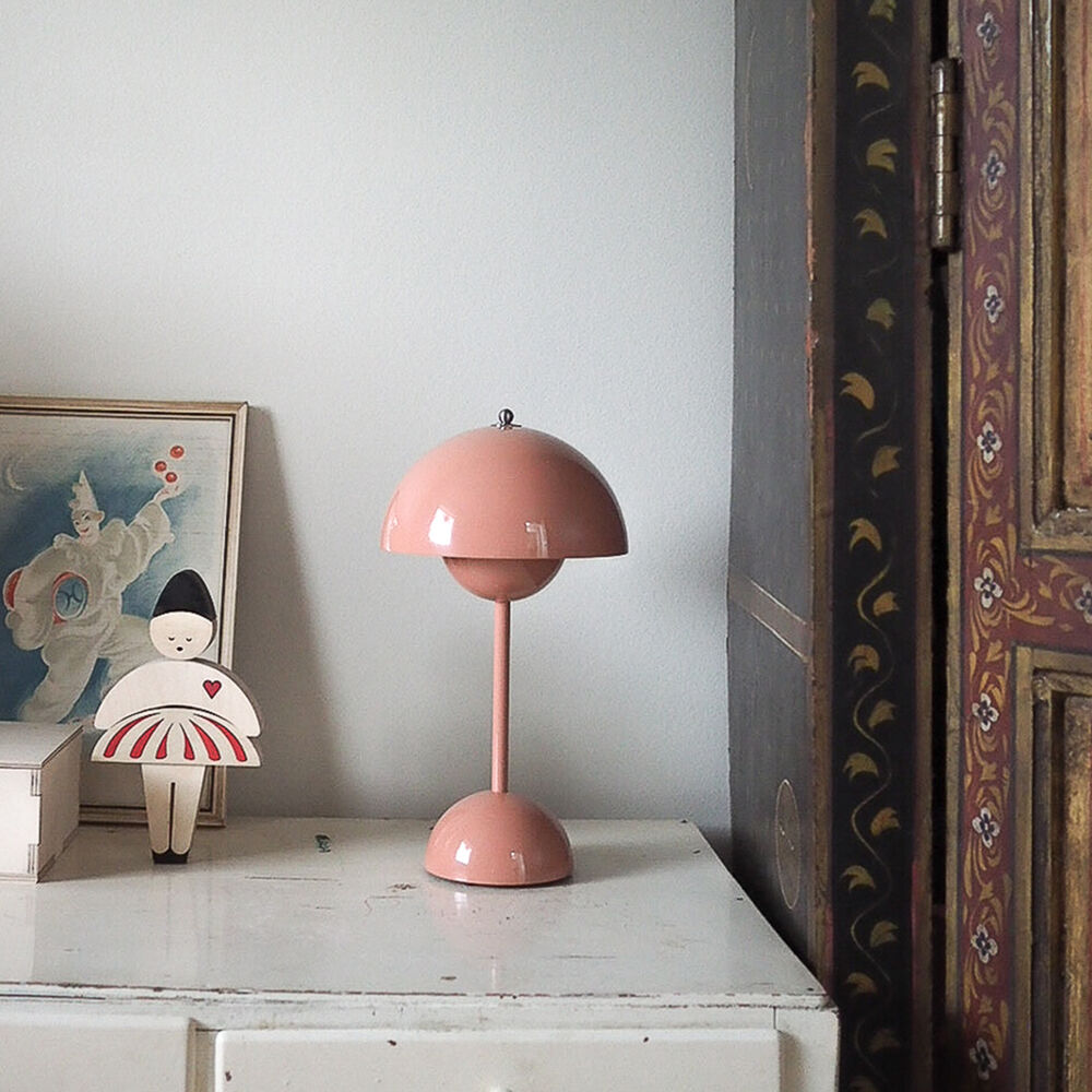 LED Table Lamp - MoonGlow-White-Nora Luxe