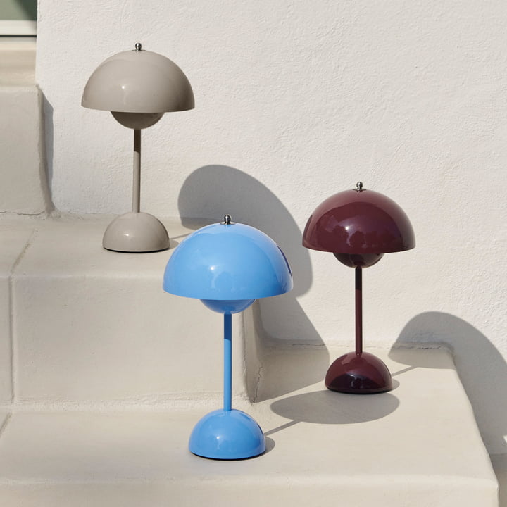 LED Table Lamp - MoonGlow-White-Nora Luxe